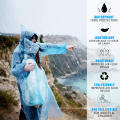 Custom Logo print PE Disposable Fishing Rain Gear for men and women Rain Ponchos Rain coat